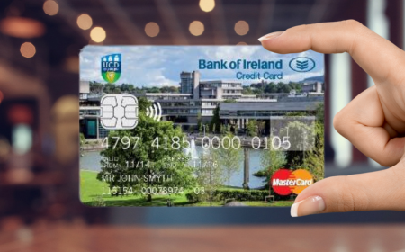 A Bank of Ireland credit card that alumni can use to support UCD